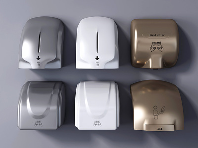 现代干手器烘手机3D模型设计与应用探讨